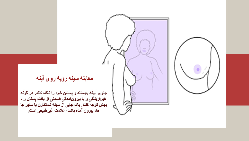  تشخيص سرطان سينه در منزل نی نی سایت