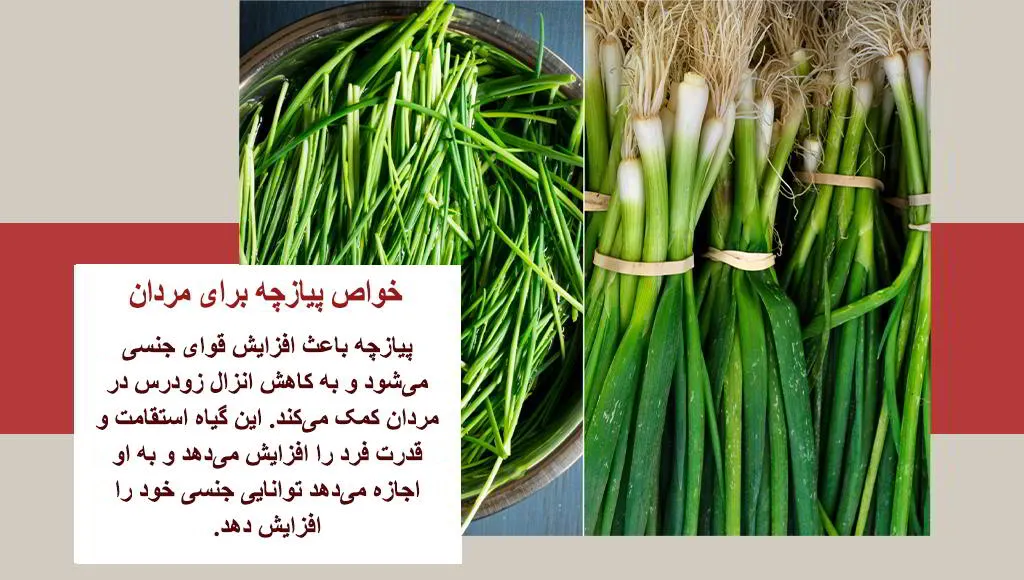 خواص پیازچه برای مردان