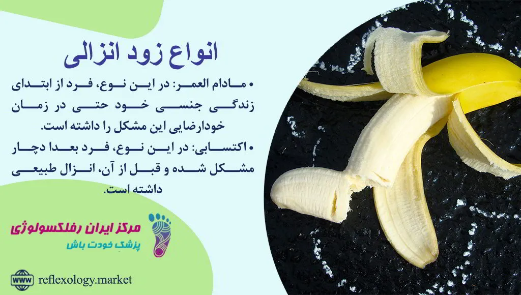 انواع زود انزالی
