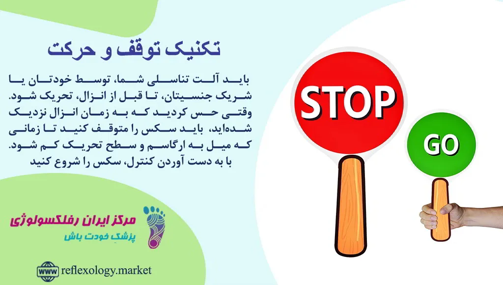 رفع زود انزالی با تکنیک توقف و حرکت